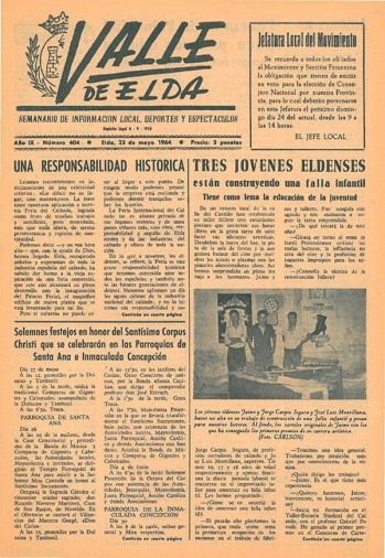 N&uacute;mero 0404 - 23 de mayo de 1964