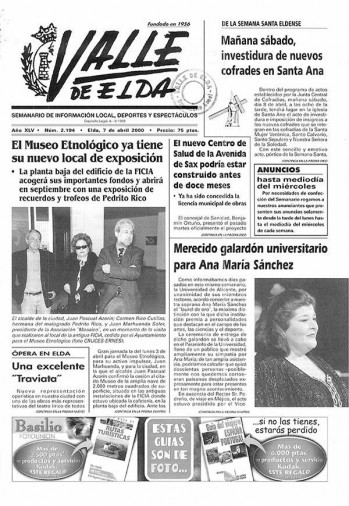 N&uacute;mero 2.194 - 7 de abril de 2000