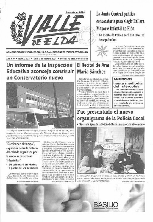 N&uacute;mero 2.232<span>2 de febrero de 2001</span>