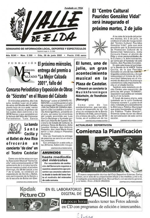N&uacute;mero 2.300<span>28 de junio de 2002</span>