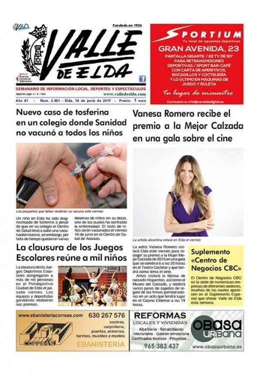 N&uacute;mero 2.951<span>16 de junio de 2017</span>