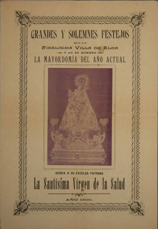 Programa Fiestas Mayores 1900
