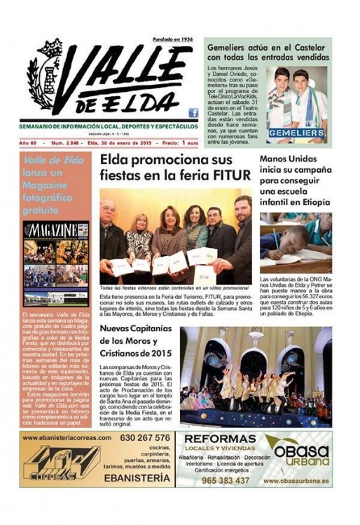 N&uacute;mero 2.846<span>30 de enero de 2015</span>
