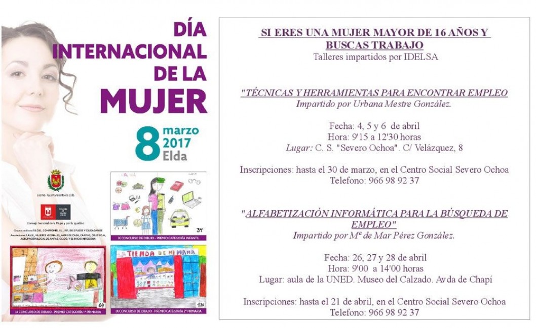El Consejo Sectorial de Igualdad organiza dos talleres dirigidos a mujeres El Consejo Sectorial de Igualdad organiza dos talleres dirigidos a mujeres