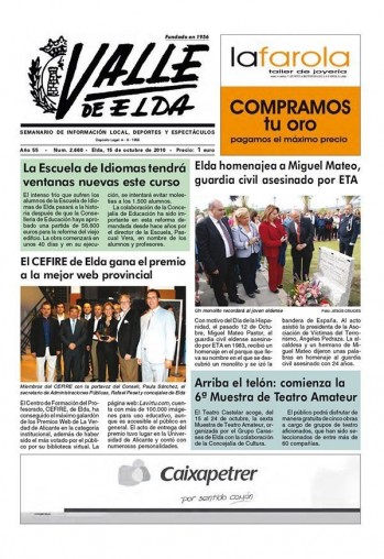 N&uacute;mero 2.660 - 15 de octubre de 2010