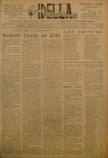 Idella n&ordm; 187 - A&ntilde;o 1930