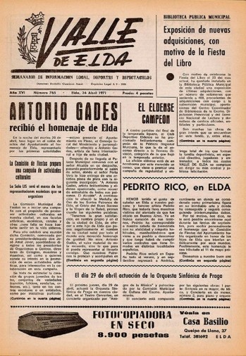 N&uacute;mero 0765 - 24 de abril de 1971