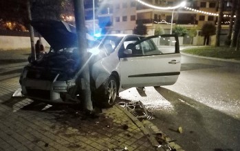 Aparatoso accidente en Petrer