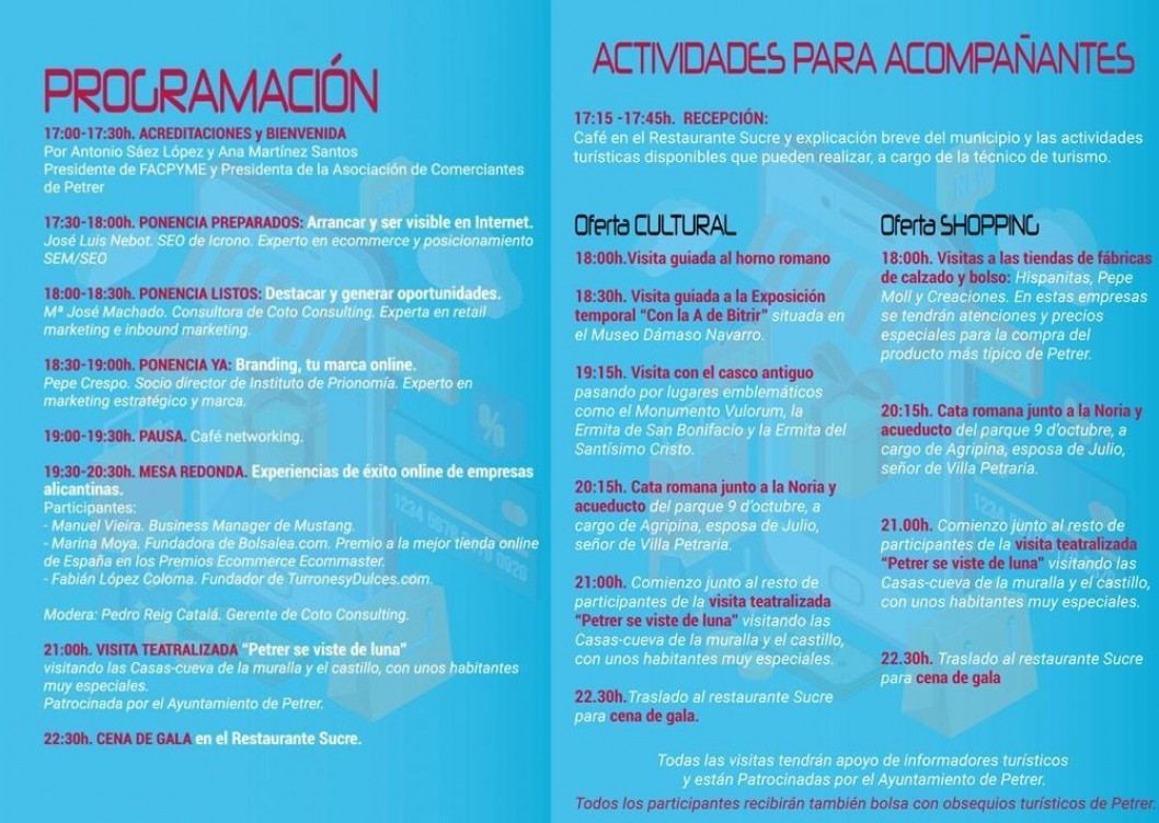 Encuentro de las Asociaciones de Comerciantes de Alicante en Petrer para ofrecer las claves del éxito Encuentro de las Asociaciones de Comerciantes de Alicante en Petrer para ofrecer las claves del éxito