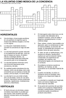 La voluntad como m&uacute;sica de la conciencia