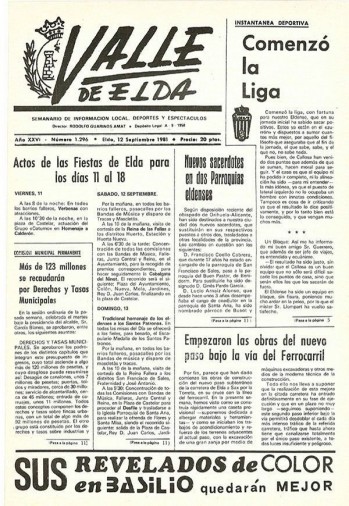 N&uacute;mero 1.296 - 12 de septiembre de 1981