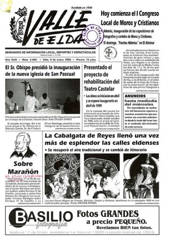 N&uacute;mero 2.085 - 9 de enero de 1998