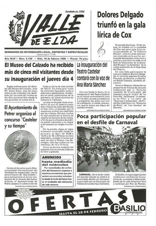 N&uacute;mero 2.139<span>19 de febrero de 1999</span>