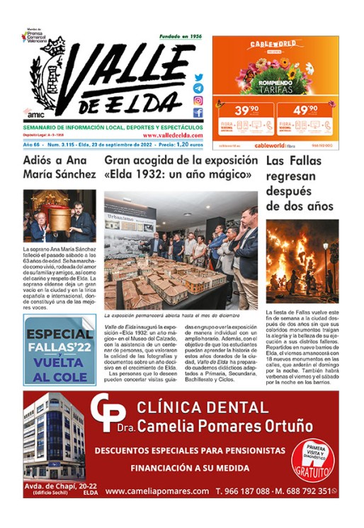 N&uacute;mero 3.115<span>23 de septiembre de 2022</span>