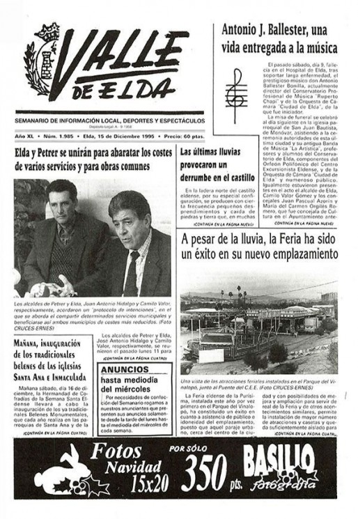 N&uacute;mero 1.985<span>15 de diciembre de 1995</span>
