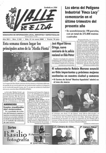 N&uacute;mero 2.183 - 21 de enero de 2000