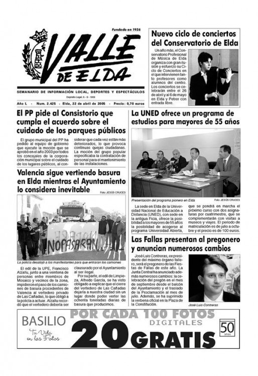 N&uacute;mero 2.425<span>22 de abril de 2005</span>
