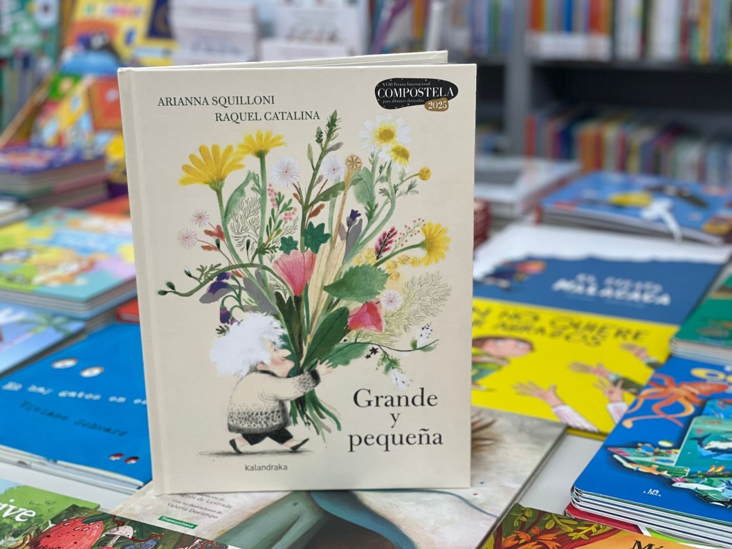 "Grande y peque&ntilde;a" de Arianna Squilloni con ilustraciones de Raquel Catalina