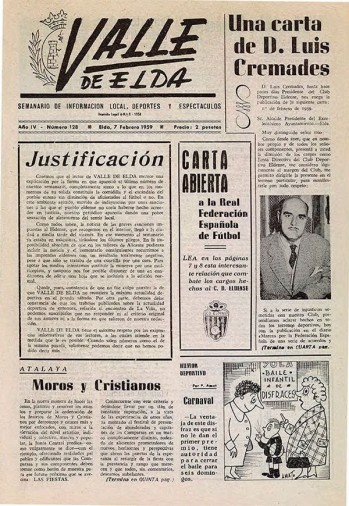 N&uacute;mero 0128 - 7 de febrero de 1959