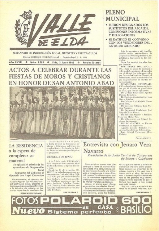 N&uacute;mero 1.383<span>3 de junio de 1983</span>