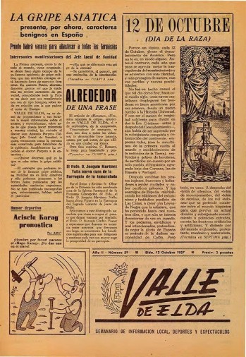 N&uacute;mero 0059 - 12 de octubre de 1957