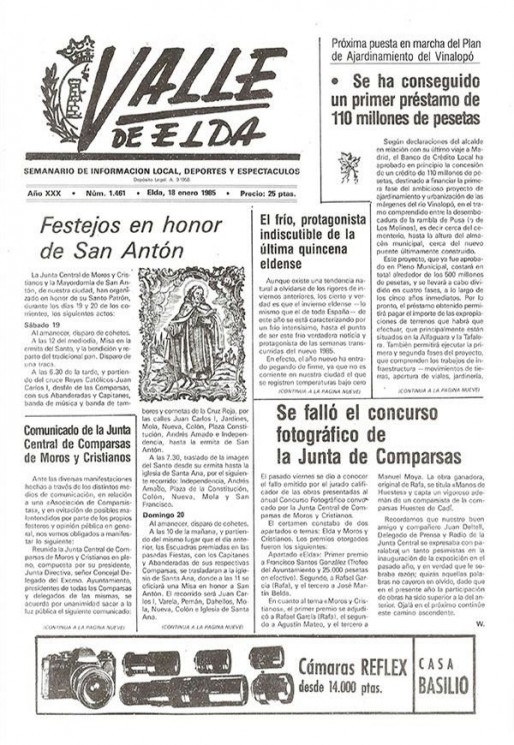 N&uacute;mero 1.461<span>18 de enero de 1985</span>