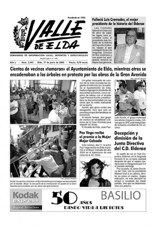 N&uacute;mero 2.433<span>17 de junio de 2005</span>