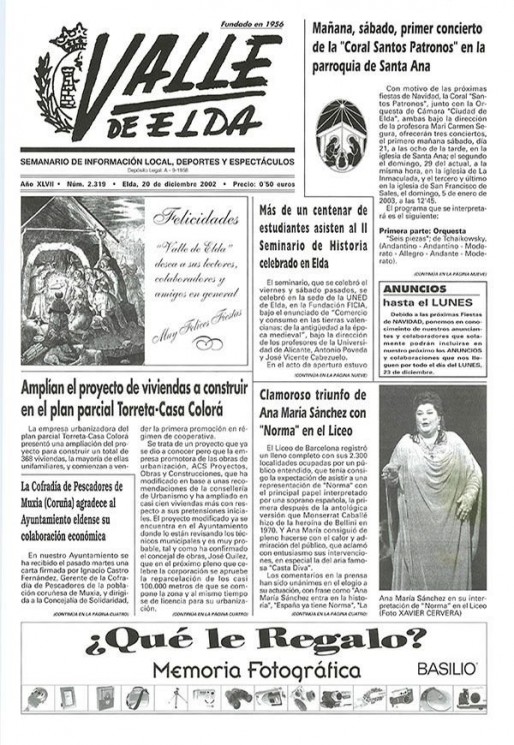 N&uacute;mero 2.319<span>20 de diciembre de 2002</span>
