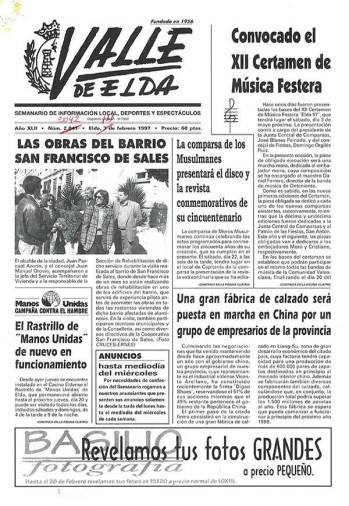 N&uacute;mero 2.042 - 14 de febrero de 1997