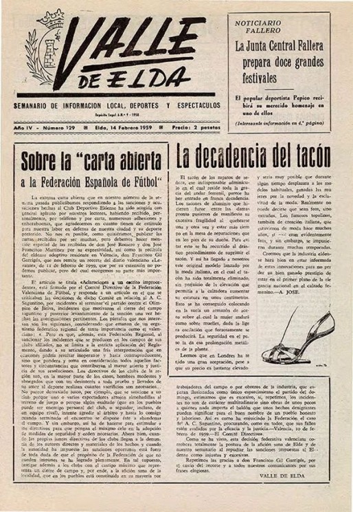 N&uacute;mero 0129<span>14 de febrero de 1959</span>