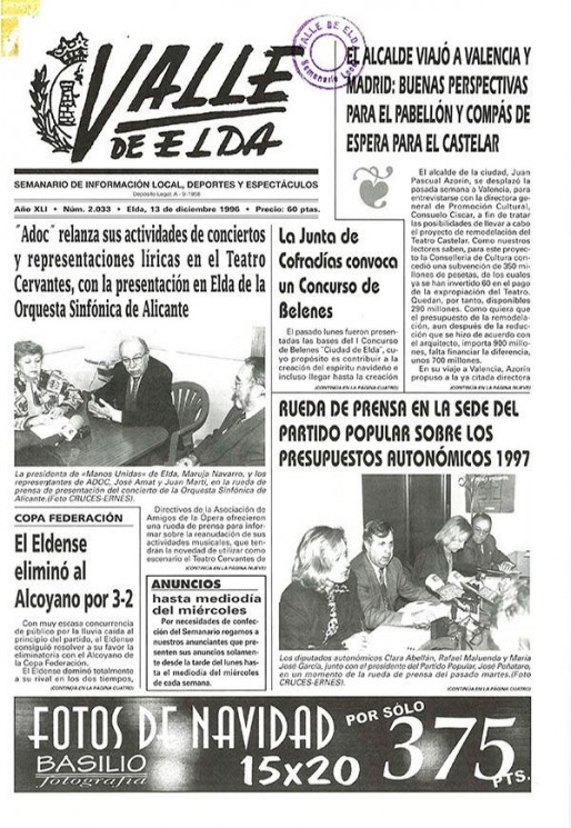 N&uacute;mero 2.033<span>13 de diciembre de 1996</span>