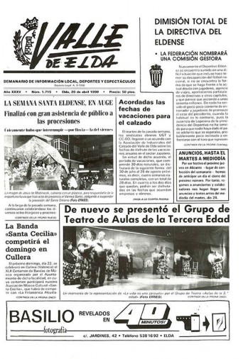N&uacute;mero 1.715 - 20 de abril de 1990