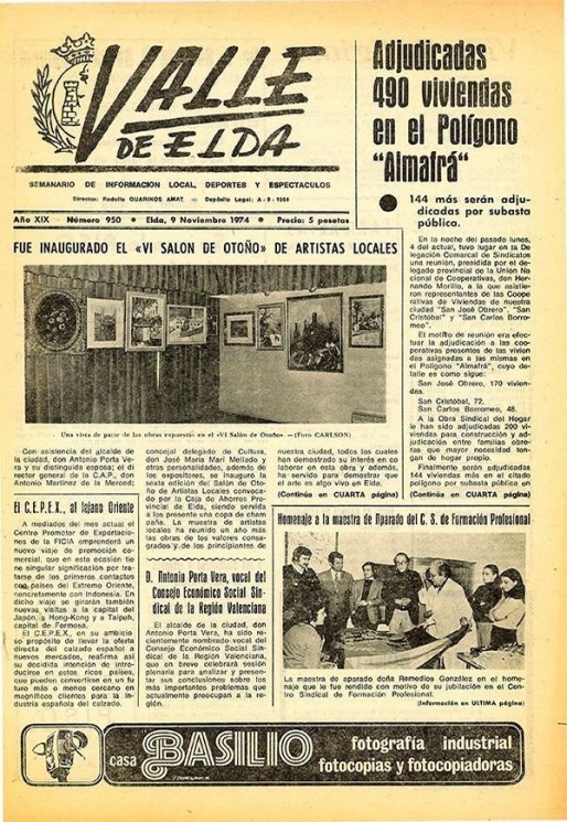 N&uacute;mero 0950<span>9 de noviembre de 1974</span>