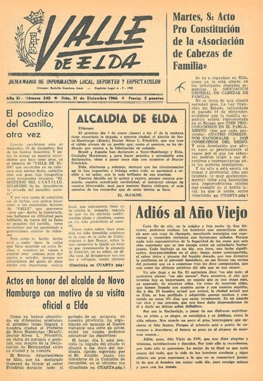 N&uacute;mero 0540<span>31 de diciembre de 1966</span>