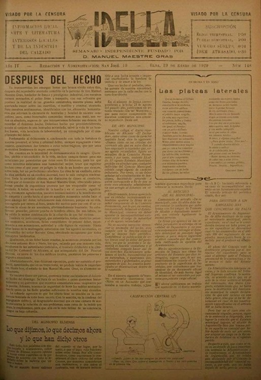 Idella n&ordm; 148<span>A&ntilde;o 1929</span>