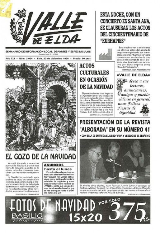 N&uacute;mero 2.034<span>20 de diciembre de 1996</span>