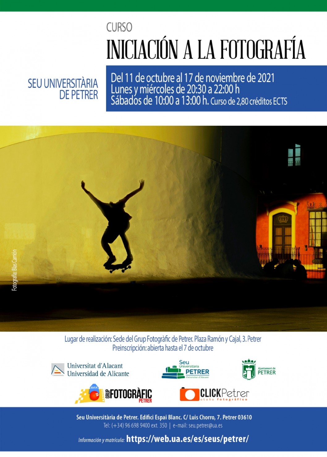 Curso: "Iniciación a la fotografía" Curso: "Iniciación a la fotografía"