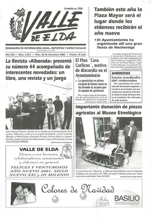 N&uacute;mero 2.227<span>27 de diciembre de 2000</span>