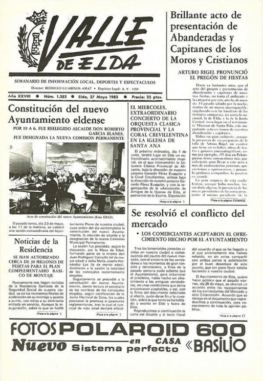 N&uacute;mero 1.382<span>27 de mayo de 1983</span>