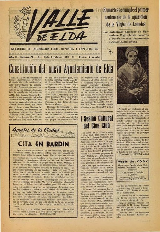 N&uacute;mero 0076<span>8 de febrero de 1958</span>