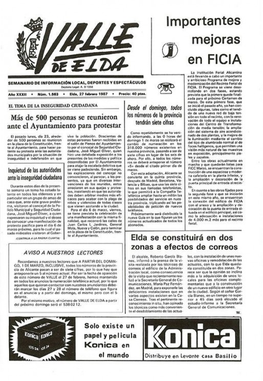 N&uacute;mero 1.563<span>27 de febrero de 1987</span>