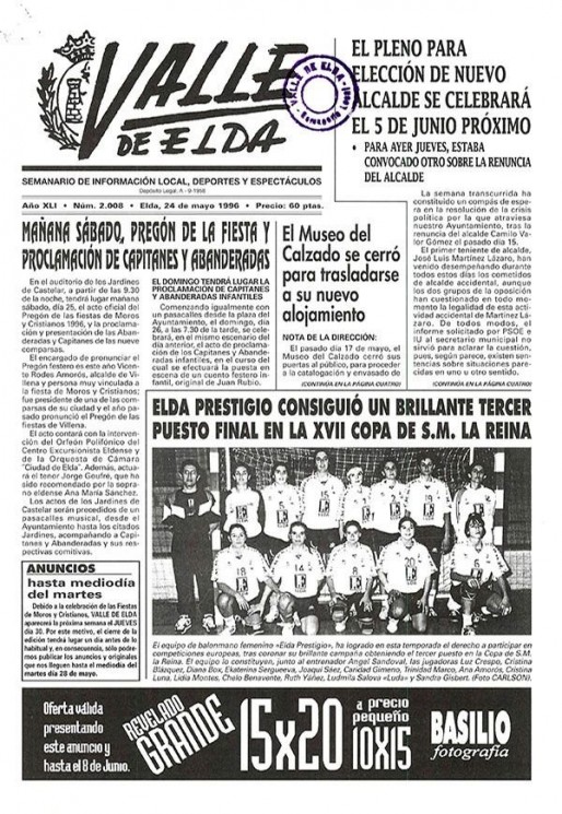 N&uacute;mero 2.008<span>24 de mayo de 1996</span>