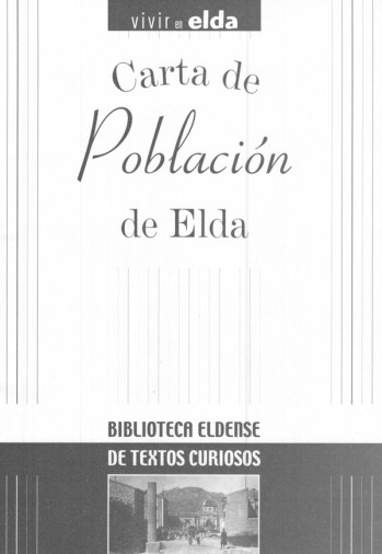 Carta de poblaci&oacute;n de Elda