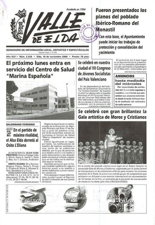 N&uacute;mero 2.220<span>10 de noviembre de 2000</span>