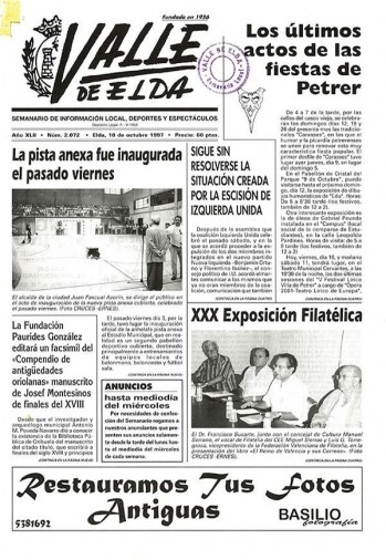 N&uacute;mero 2.072 - 10 de octubre de 1997