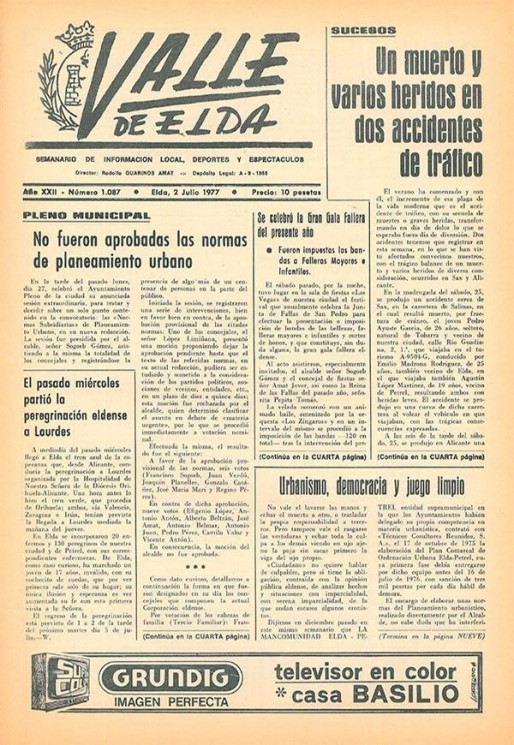 N&uacute;mero 1.087<span>2 de julio de 1977</span>