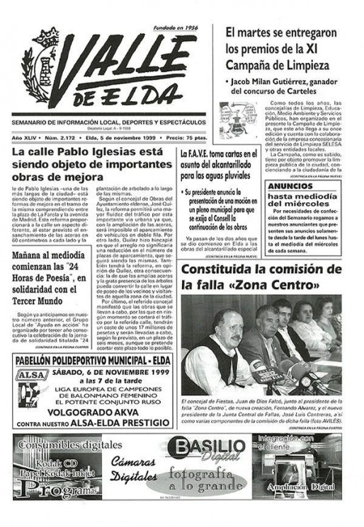 N&uacute;mero 2.172<span>5 de noviembre de 1999</span>