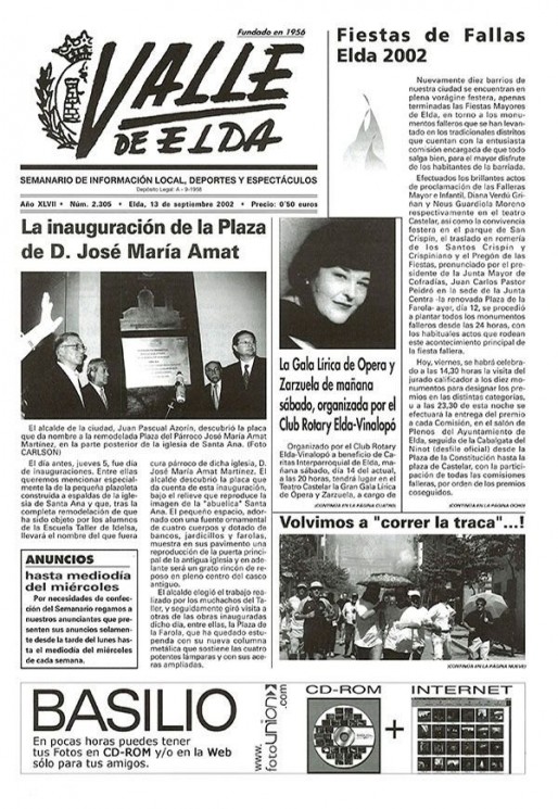 N&uacute;mero 2.305<span>13 de septiembre de 2002</span>
