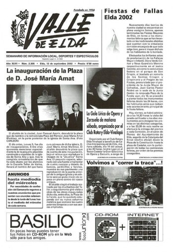 N&uacute;mero 2.305 - 13 de septiembre de 2002
