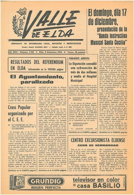 N&uacute;mero 1.160<span>9 de diciembre de 1978</span>